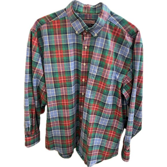 Vineyard Vines Other - Vineyard Vines Men's Multi Color Plaid Cotton Dress Shirt Xl $178